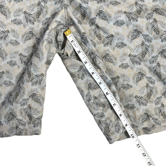 Penguin Men’s Grey Leaf Palm Frond Patterned Lightweight Hybrid Shorts Size 36 - Picture 15 of 16